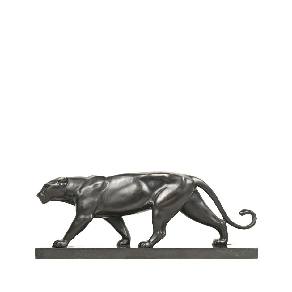 Bronze Panther Art Deco Style
