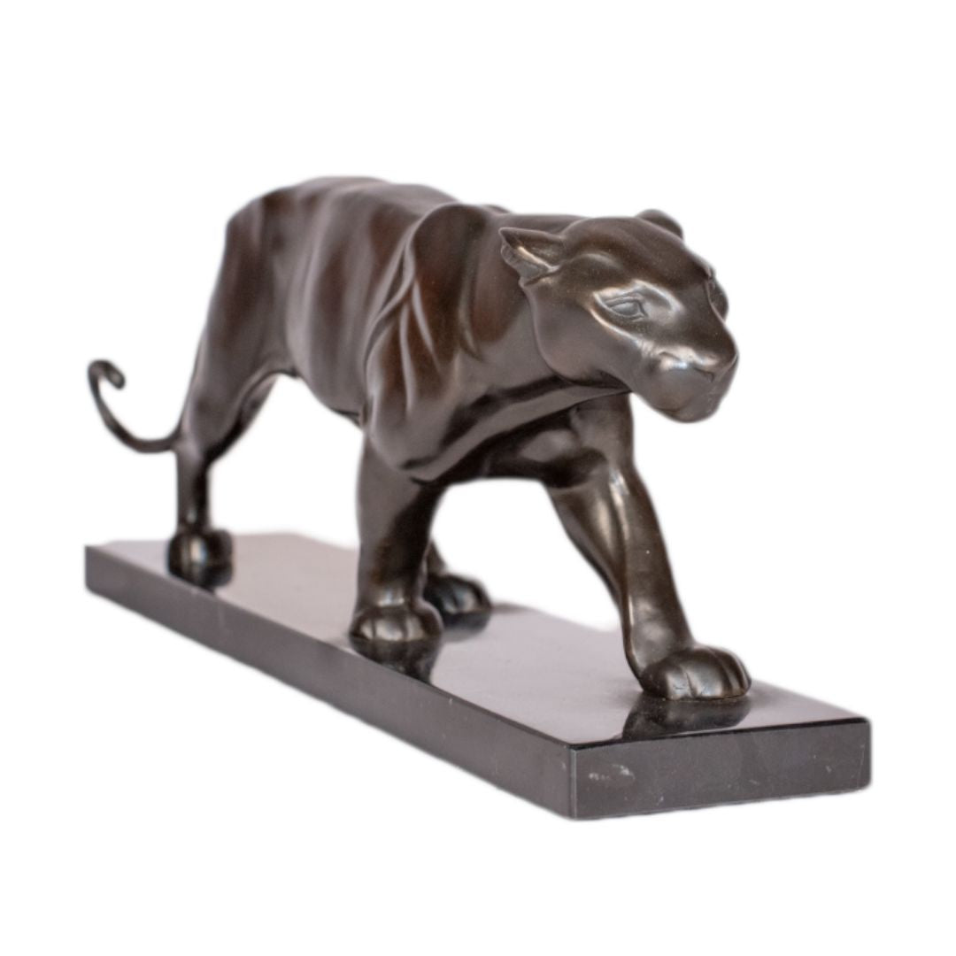 Bronze Panther Art Deco Style