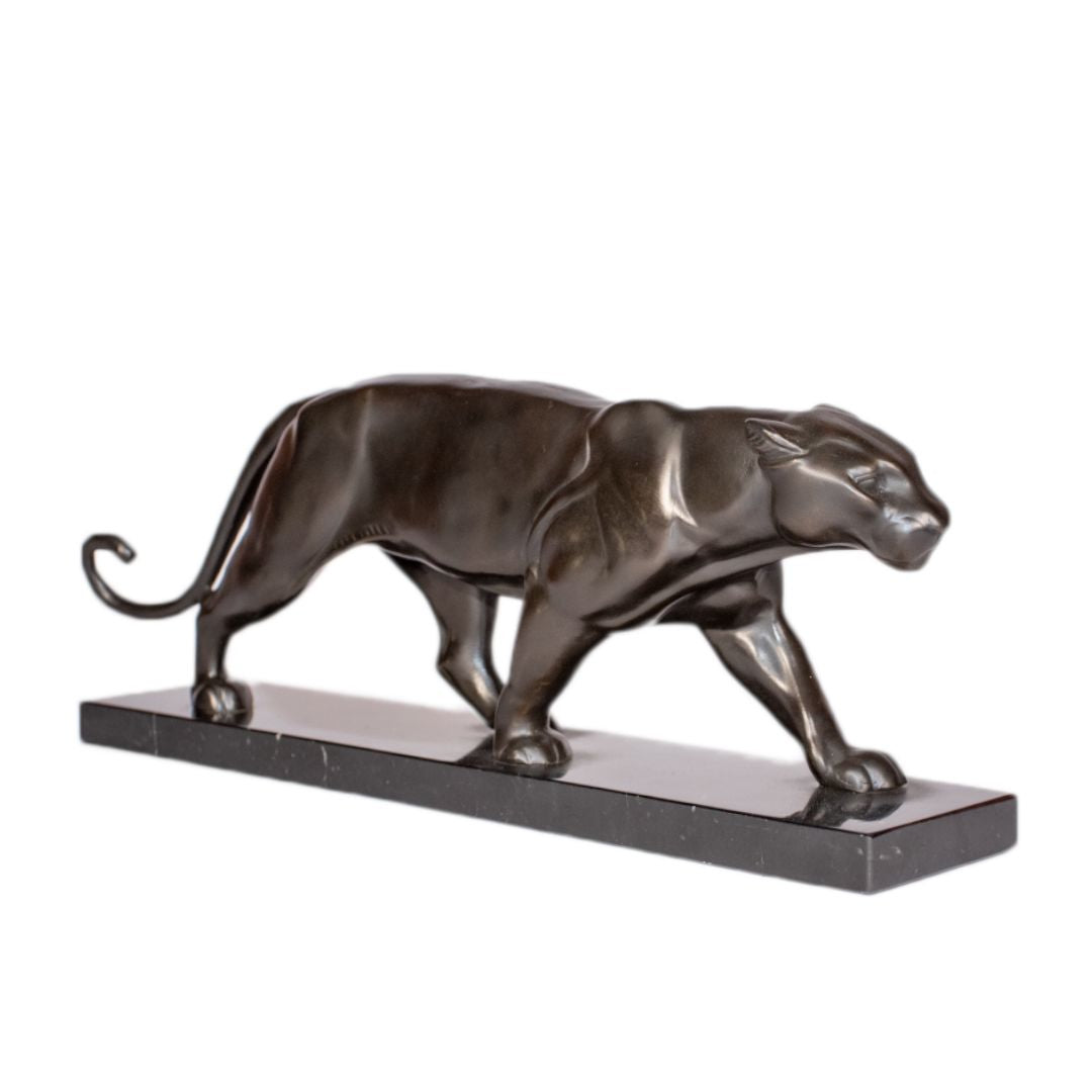 Bronze Panther Art Deco Style