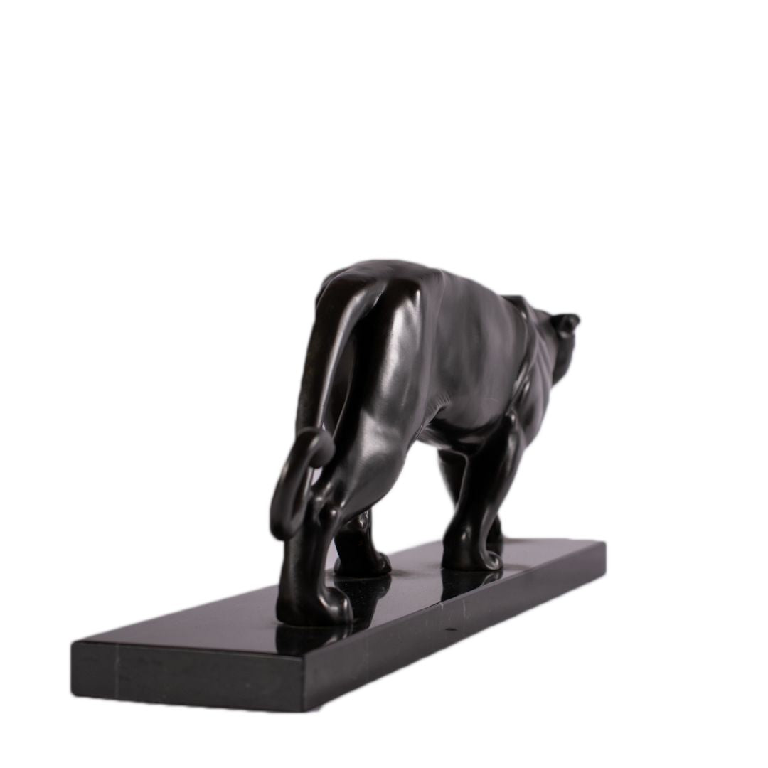 Bronze Panther Art Deco Style