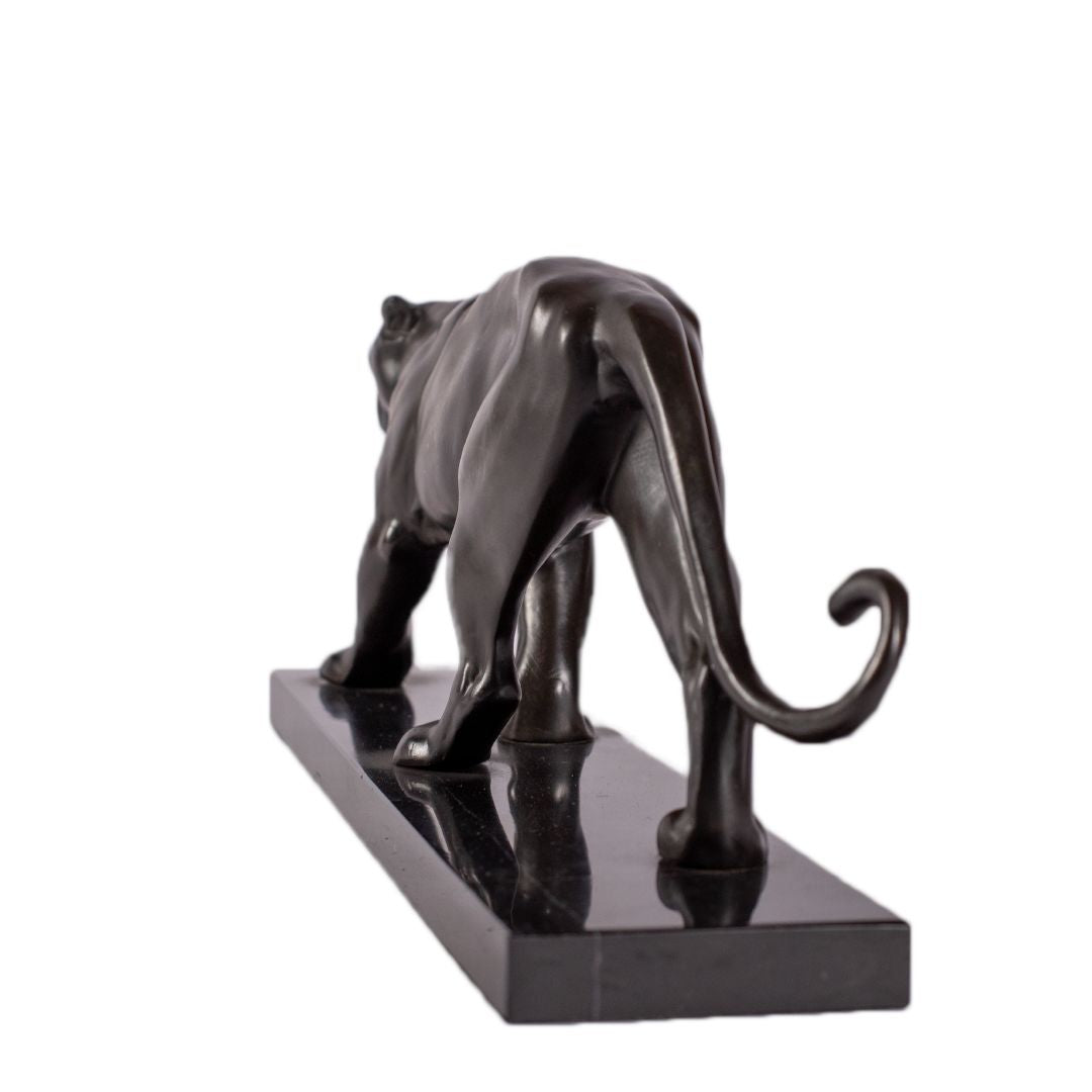 Bronze Panther Art Deco Style