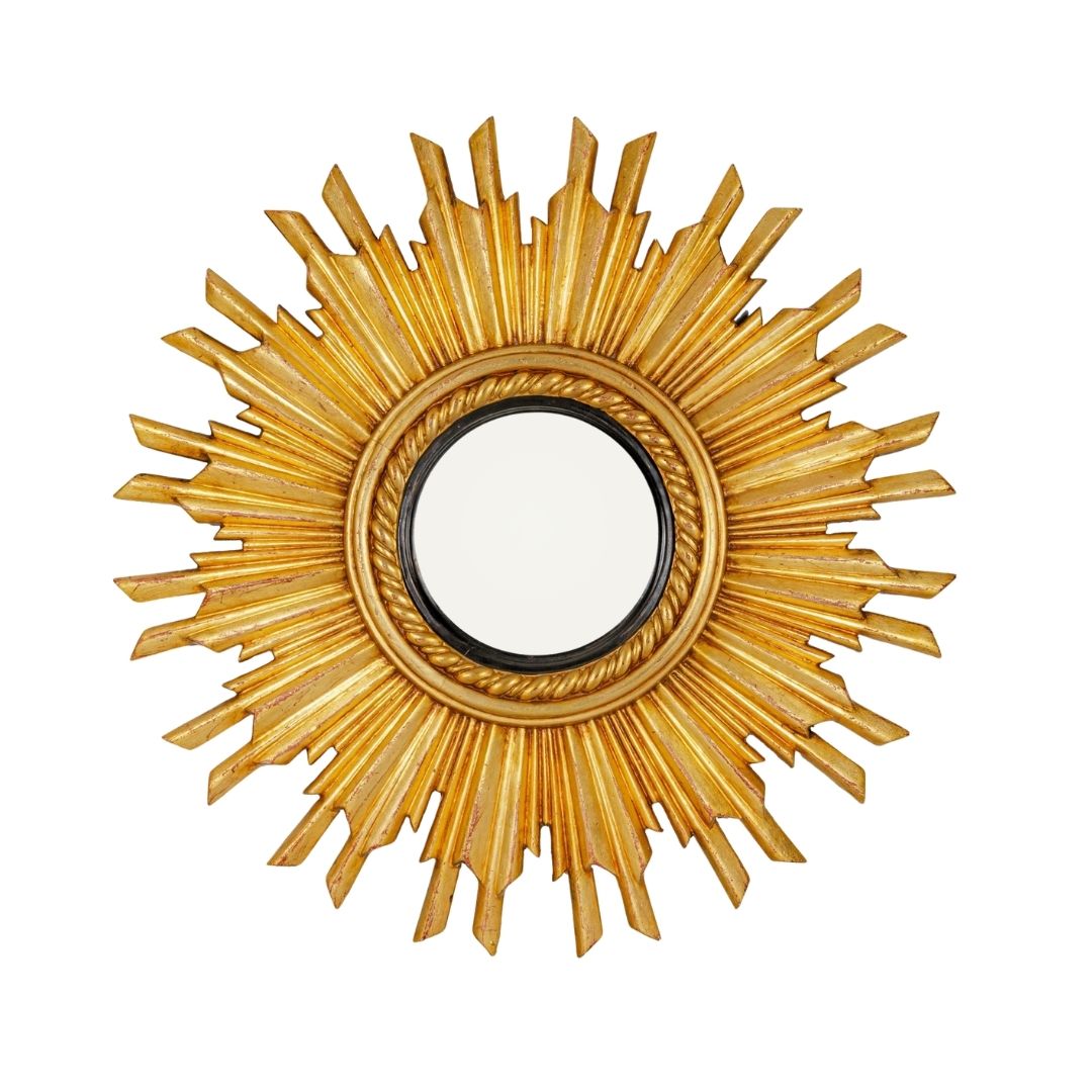 Gold sunburst mirror - Soleil Ø 90 cm