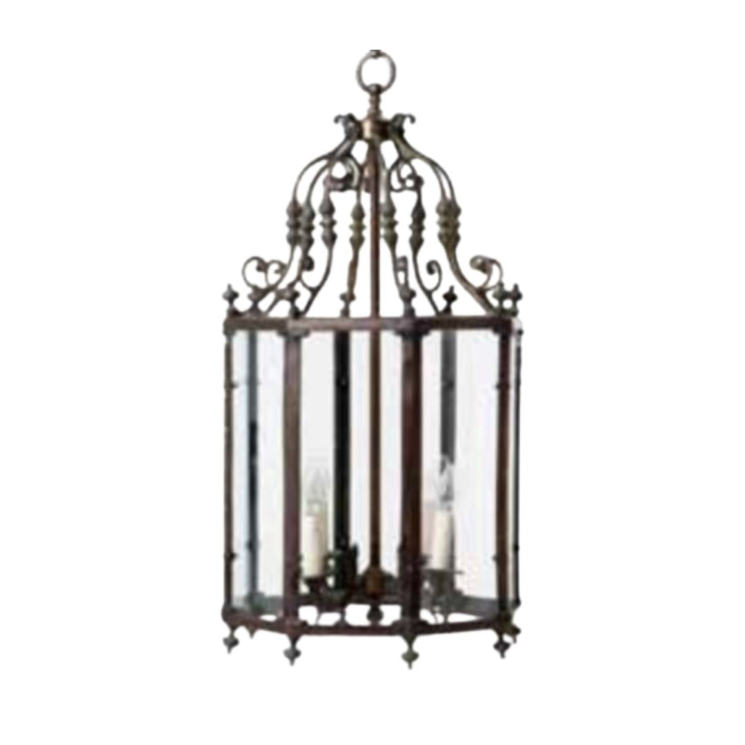 Triomph Pendant Light – Bronze Hall Lantern