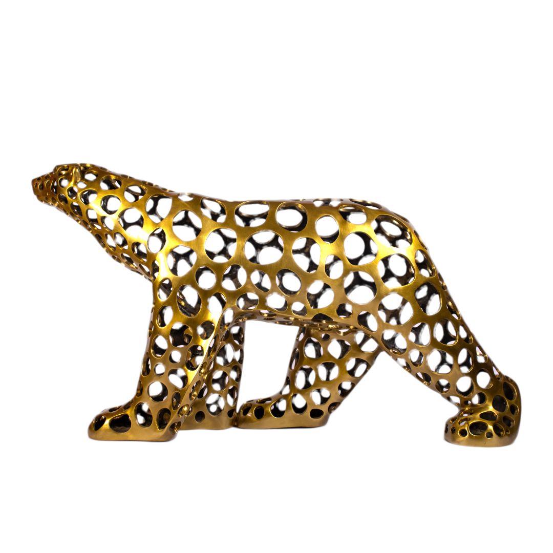 Golden Polar Bear inspired by François Pompon