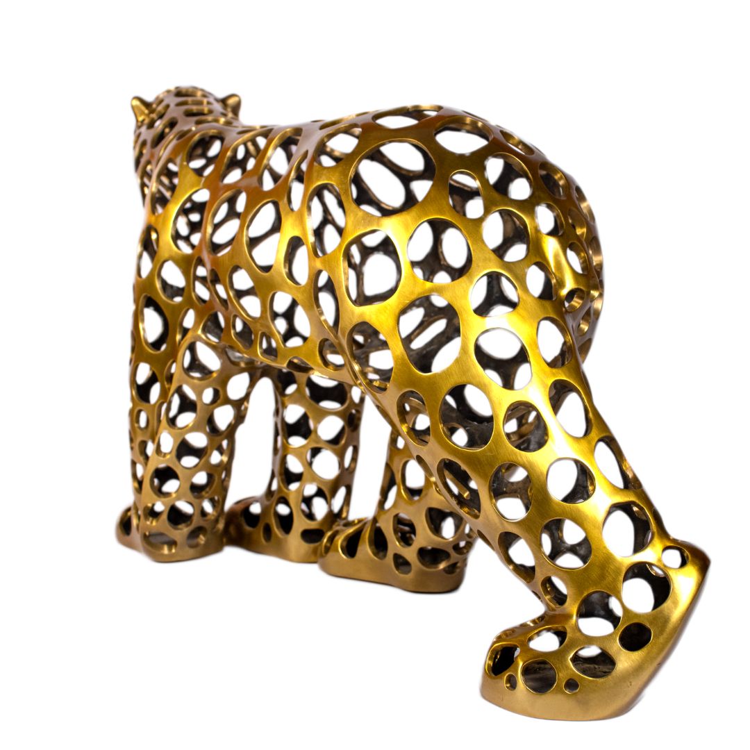 Golden Polar Bear inspired by François Pompon