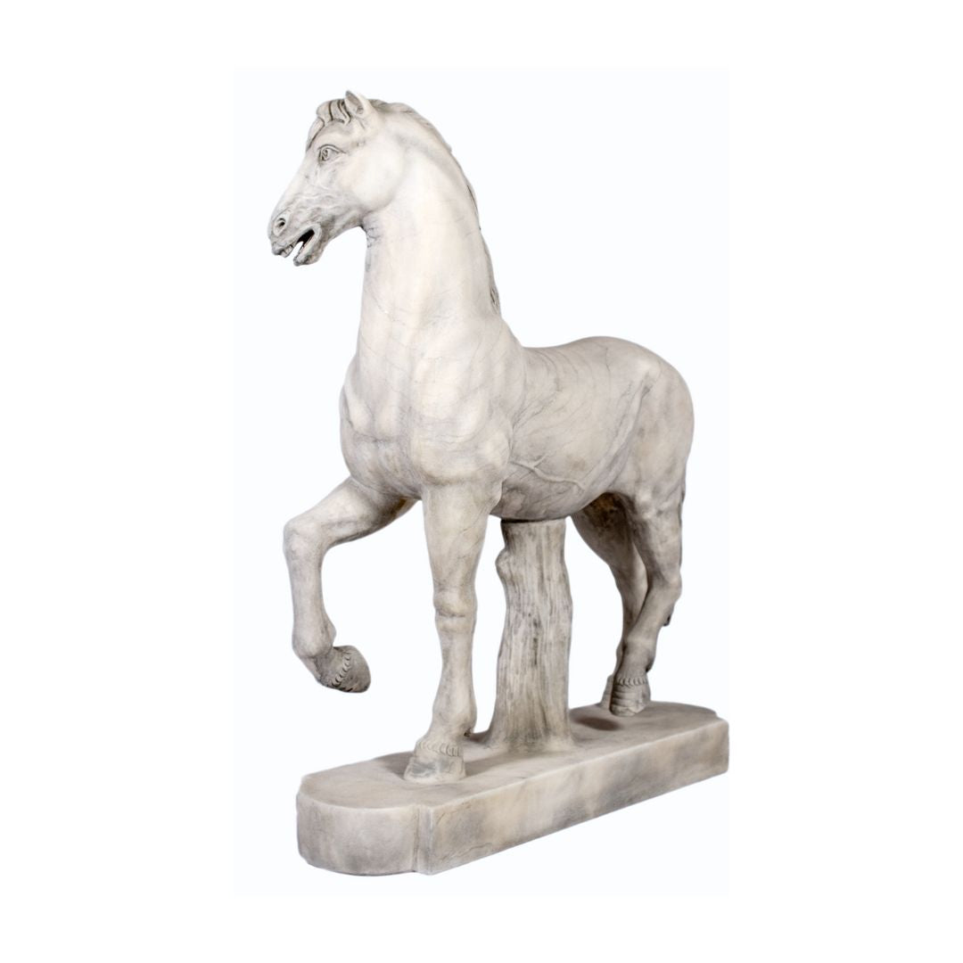 Étalon Romain – Statue en marbre inspirée des Musées du Vatican