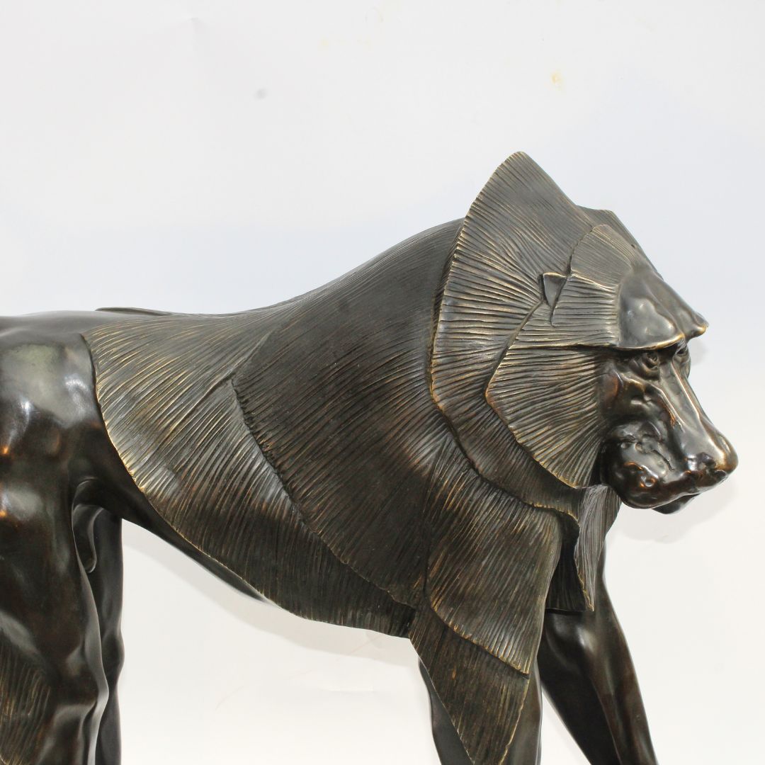 Bronze Baboon after Rembrandt Bugatti
