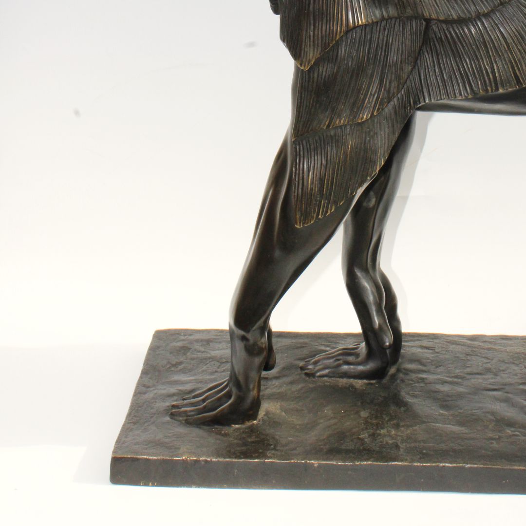 Bronze Baboon after Rembrandt Bugatti