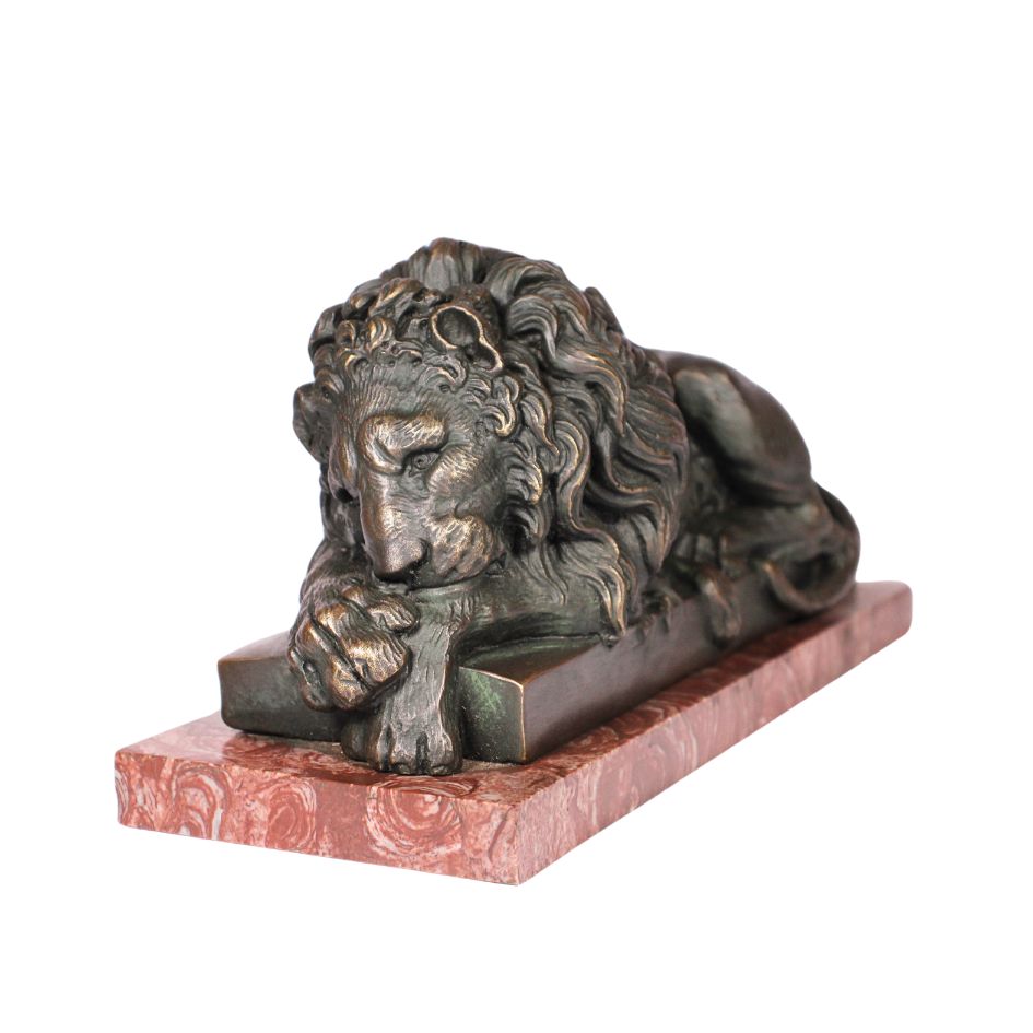 Bronzen Leeuwen Liggend - paar