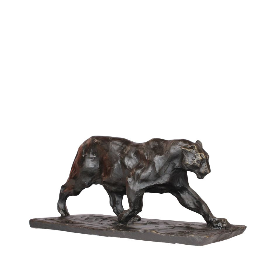 Bronzen Jagende Zwarte Panter