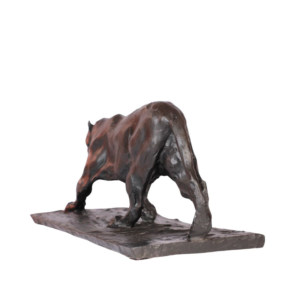 Bronzen Jagende Zwarte Panter