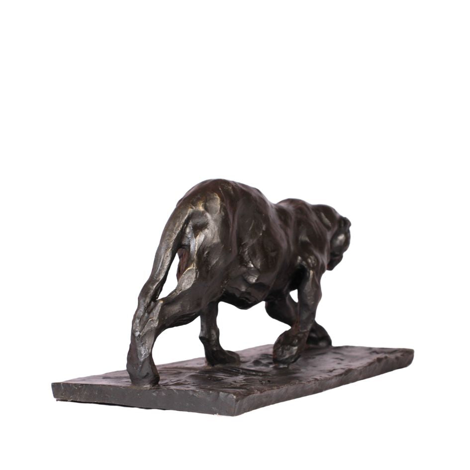 Bronzen Jagende Zwarte Panter