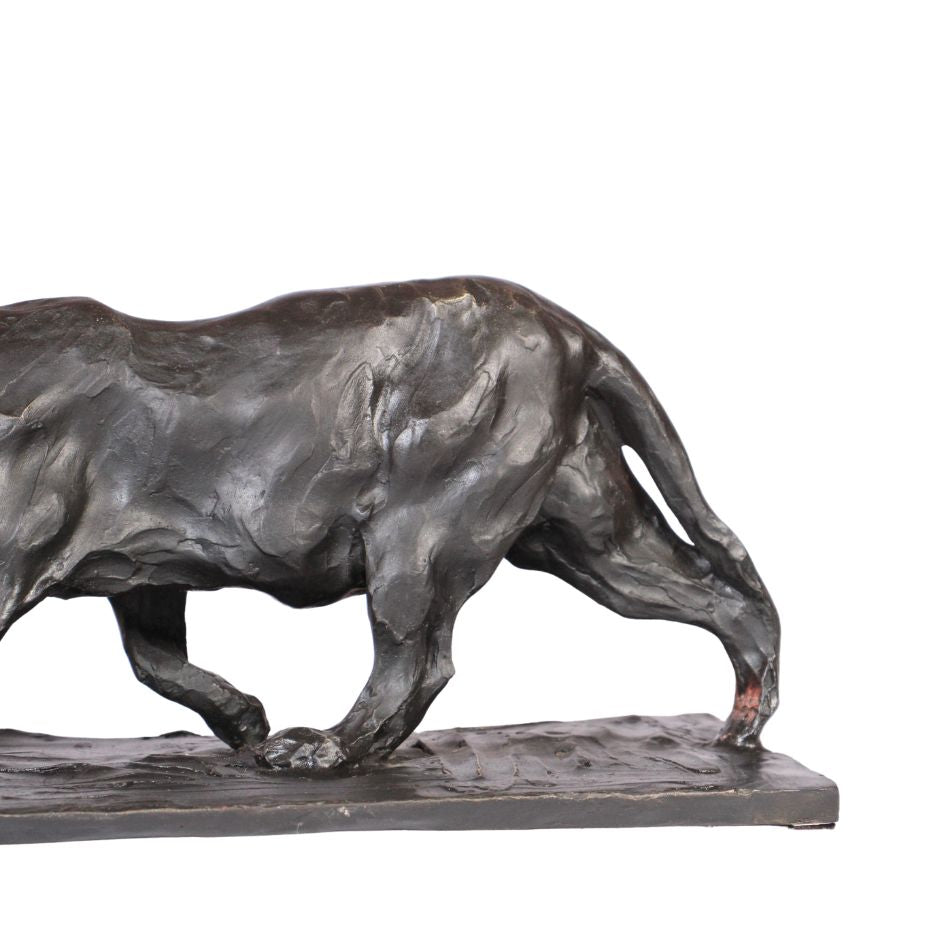Bronzen Jagende Zwarte Panter