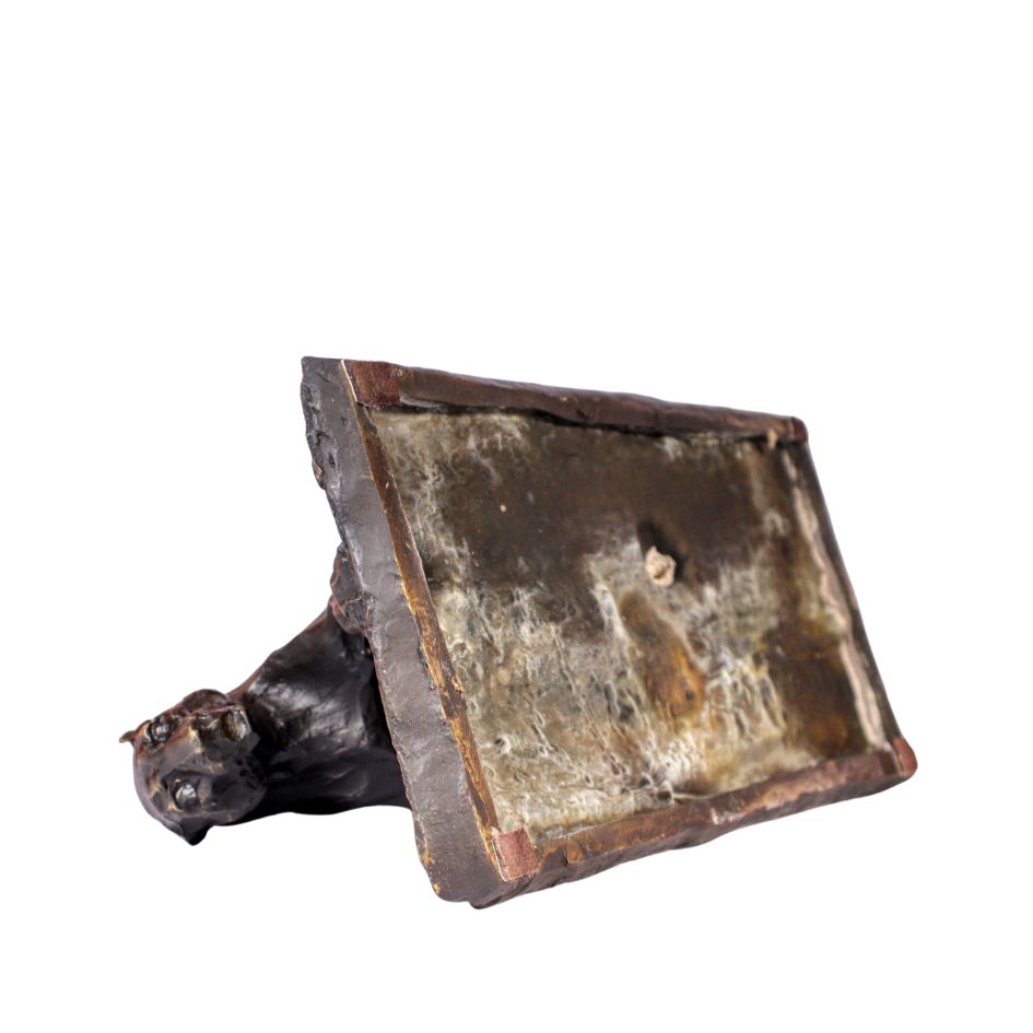 Bronzen Jagende Zwarte Panter