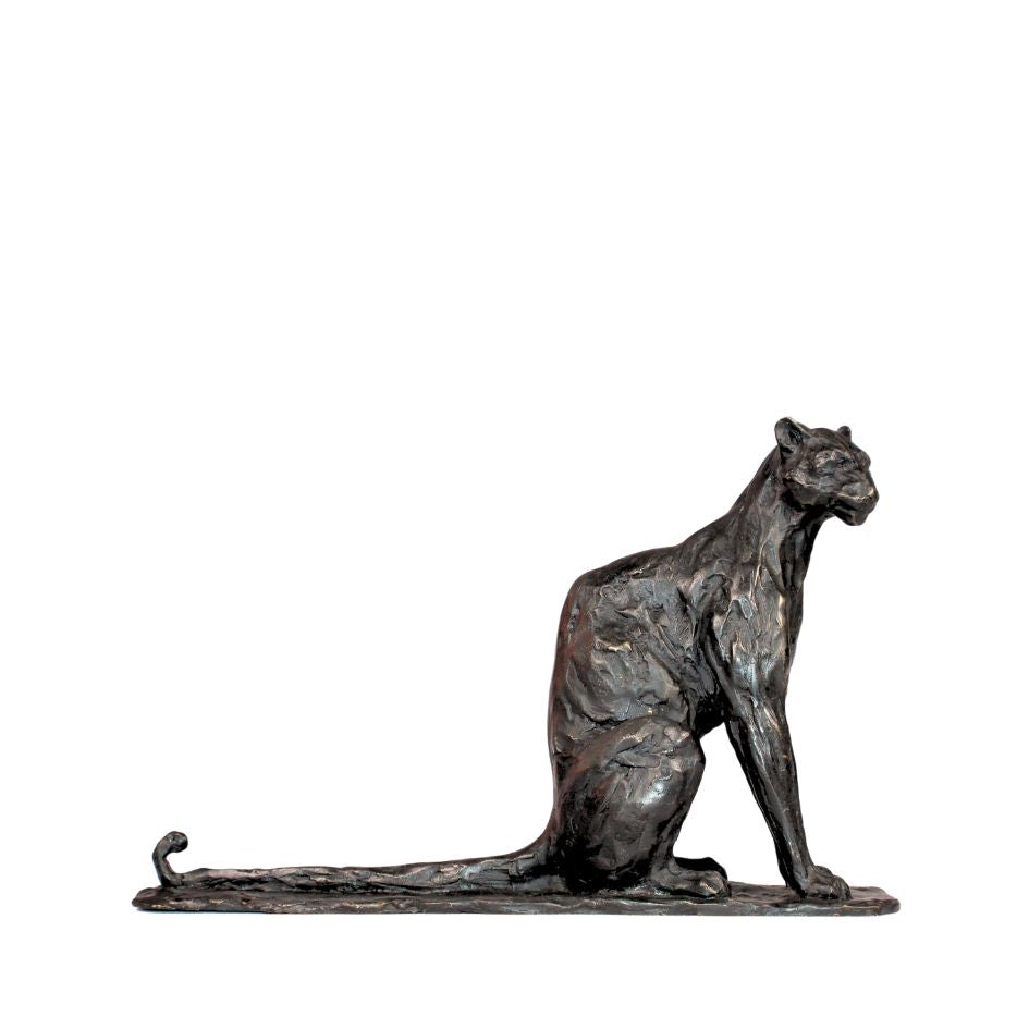 Bronze Seated Panther