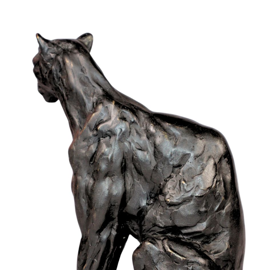 Bronze Seated Panther