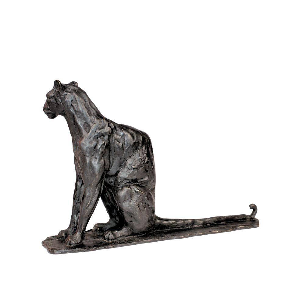 Bronze Seated Panther