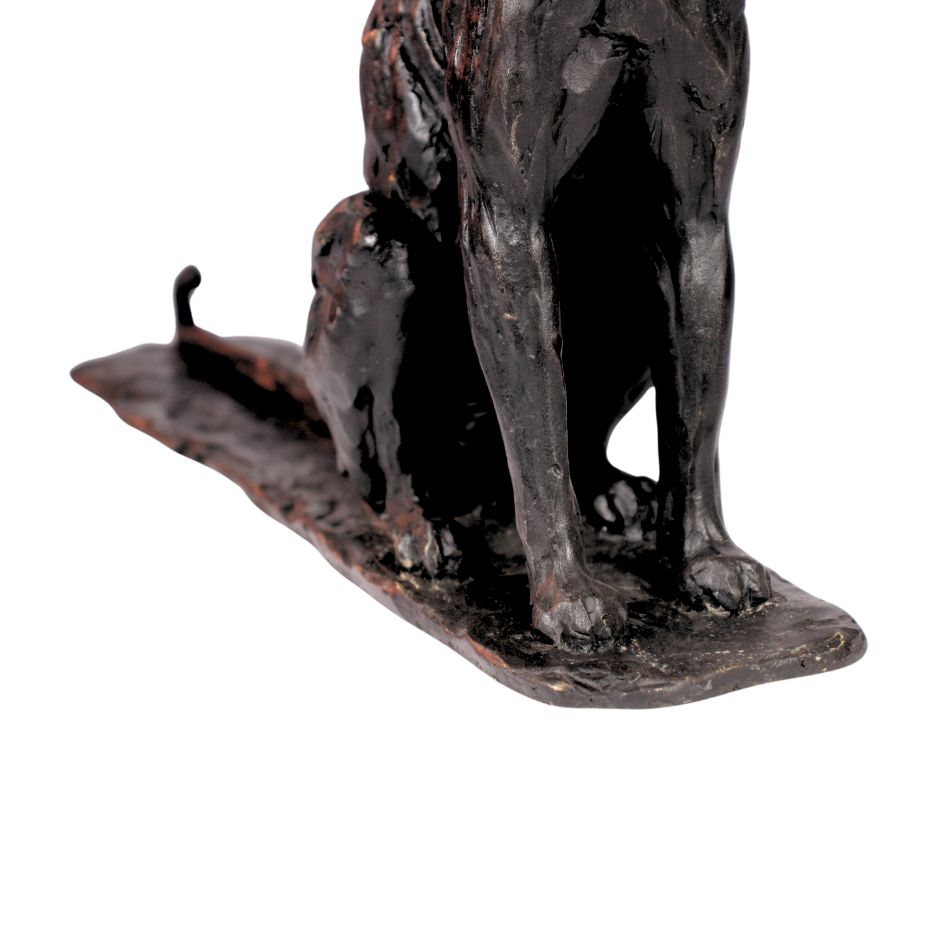 Bronze Seated Panther