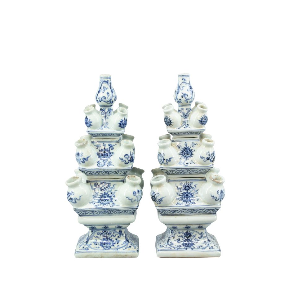 Tulip vases Amélie - Pair