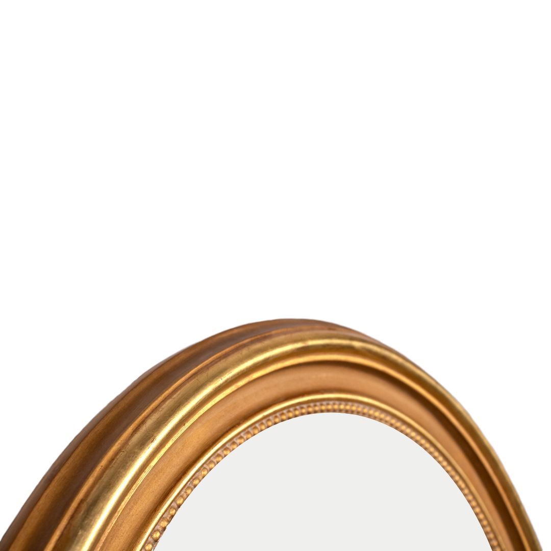 Gouden Butler Spiegel Rond - Cécile - 80 cm