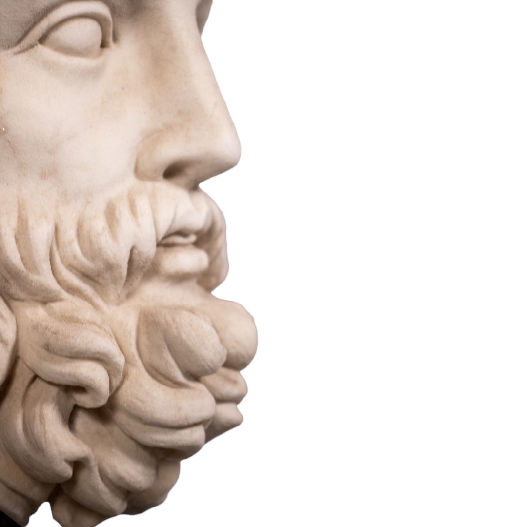 Marmeren Hoofd van Zeus
