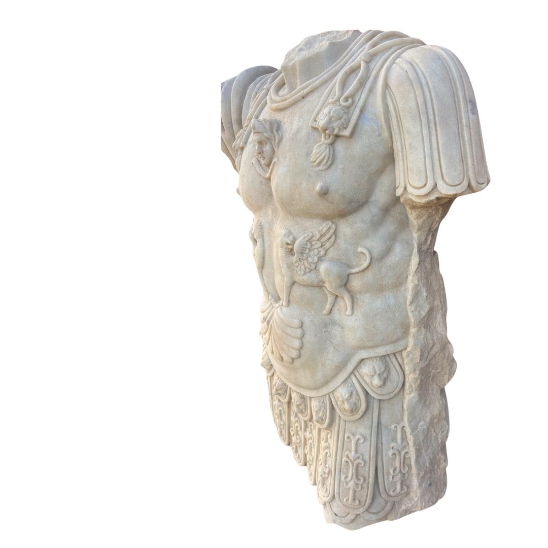 Romeinse Torso met Kuras en Paludamentum