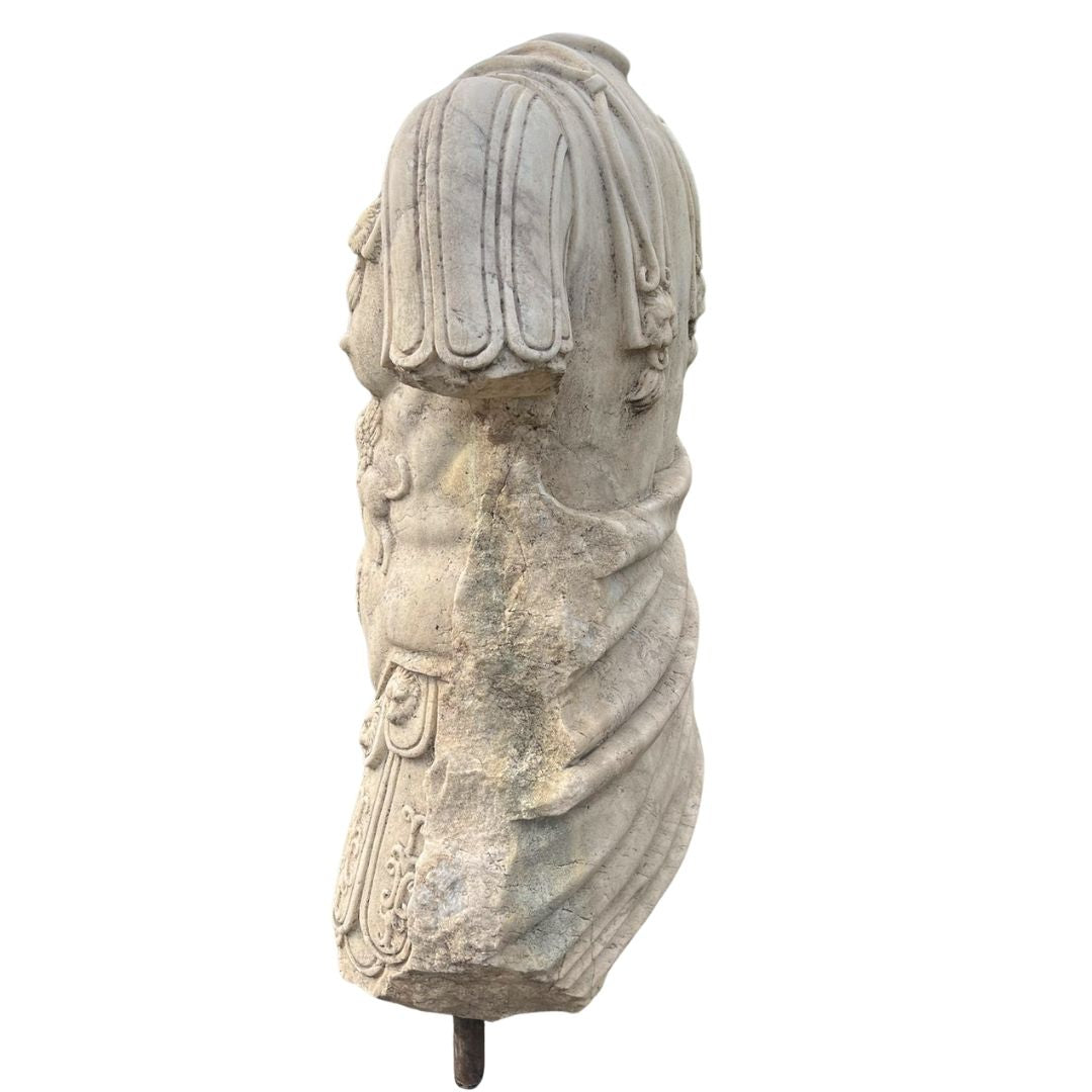 Romeinse Torso met Kuras en Paludamentum