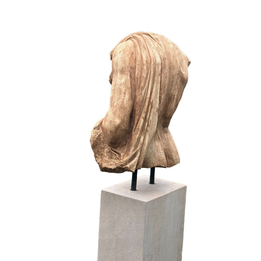Romeinse Marmeren Torso met Toga