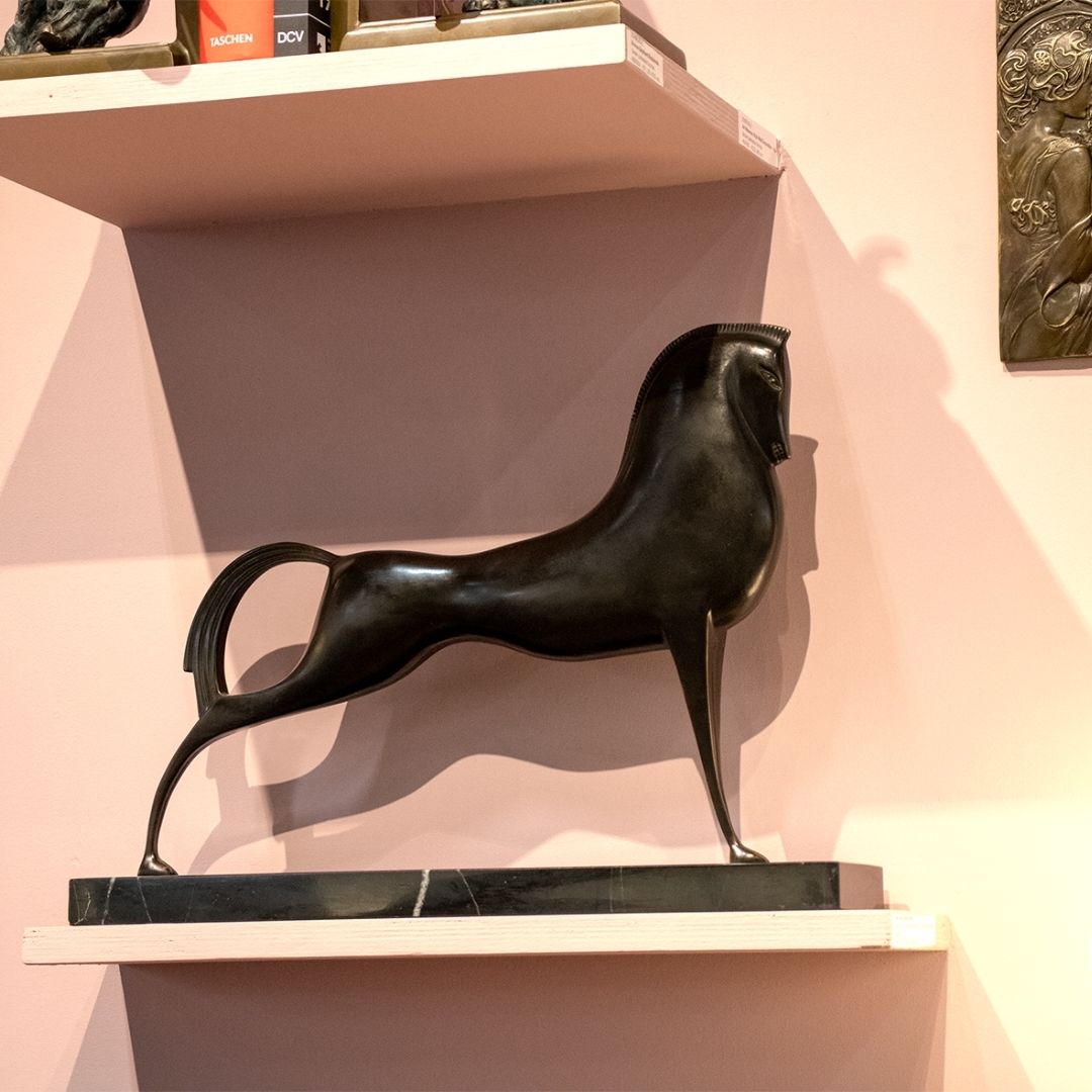 Art Deco Horse Sculpture