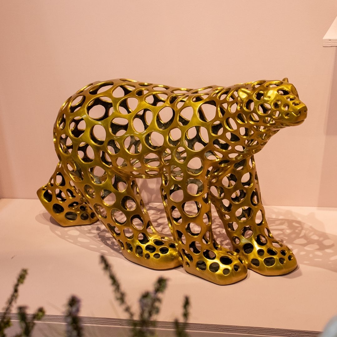 Golden Polar Bear inspired by François Pompon
