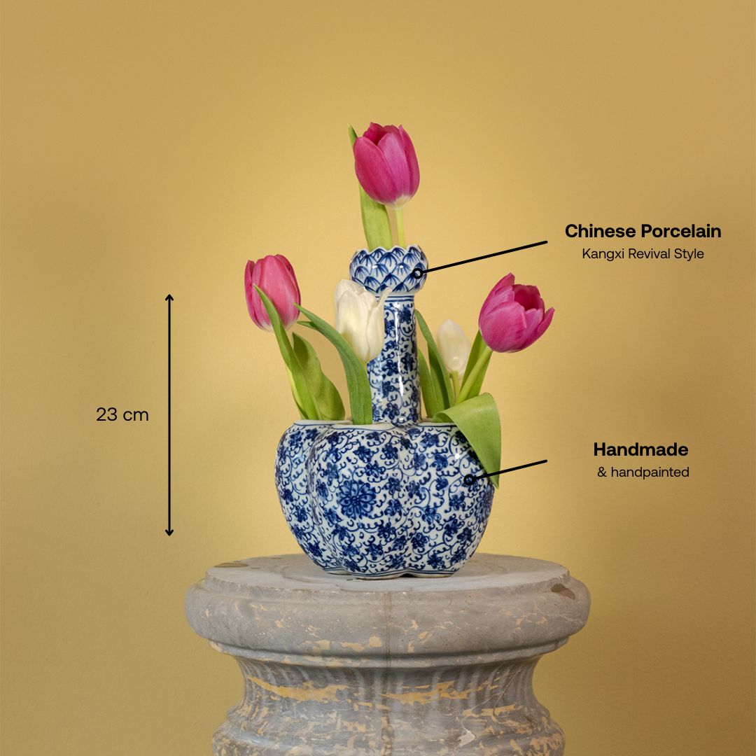 Tulpenvaas - Kangxi Revival Stijl