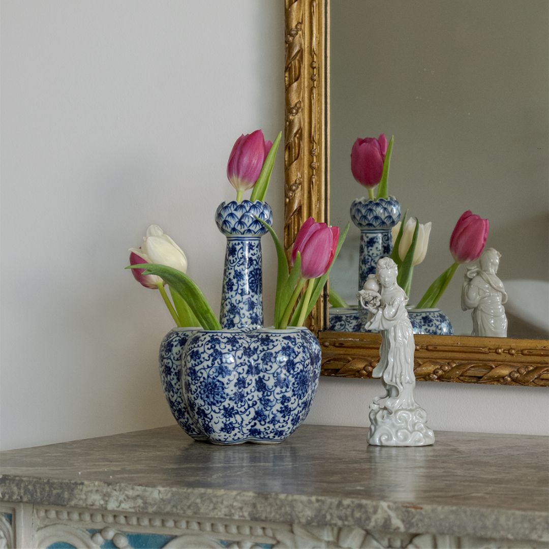 Tulpenvaas - Kangxi Revival Stijl