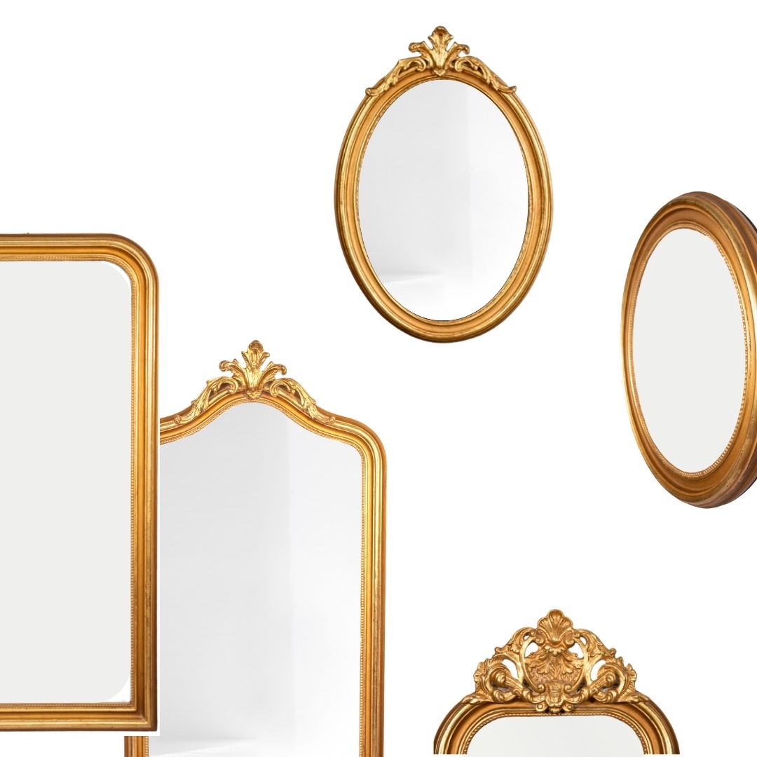 Golden mirrors product image