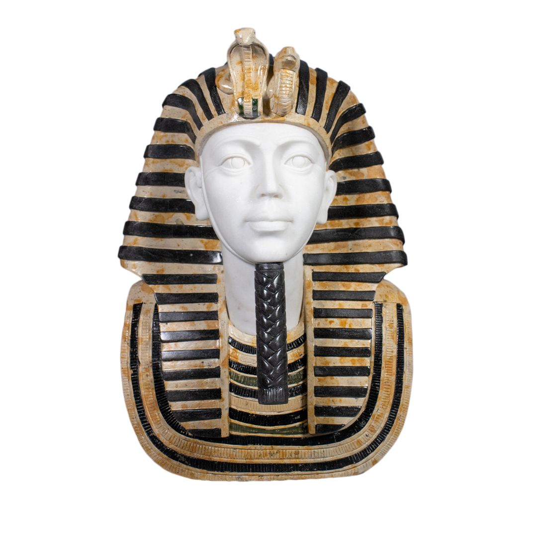 Marmeren Buste van Toetanchamon