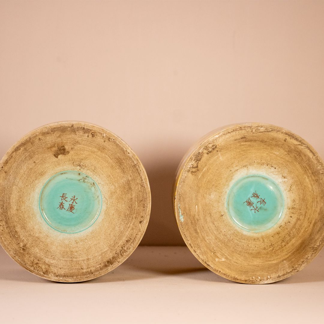 Cache-Pots Dragons Pastel – Paire Unique