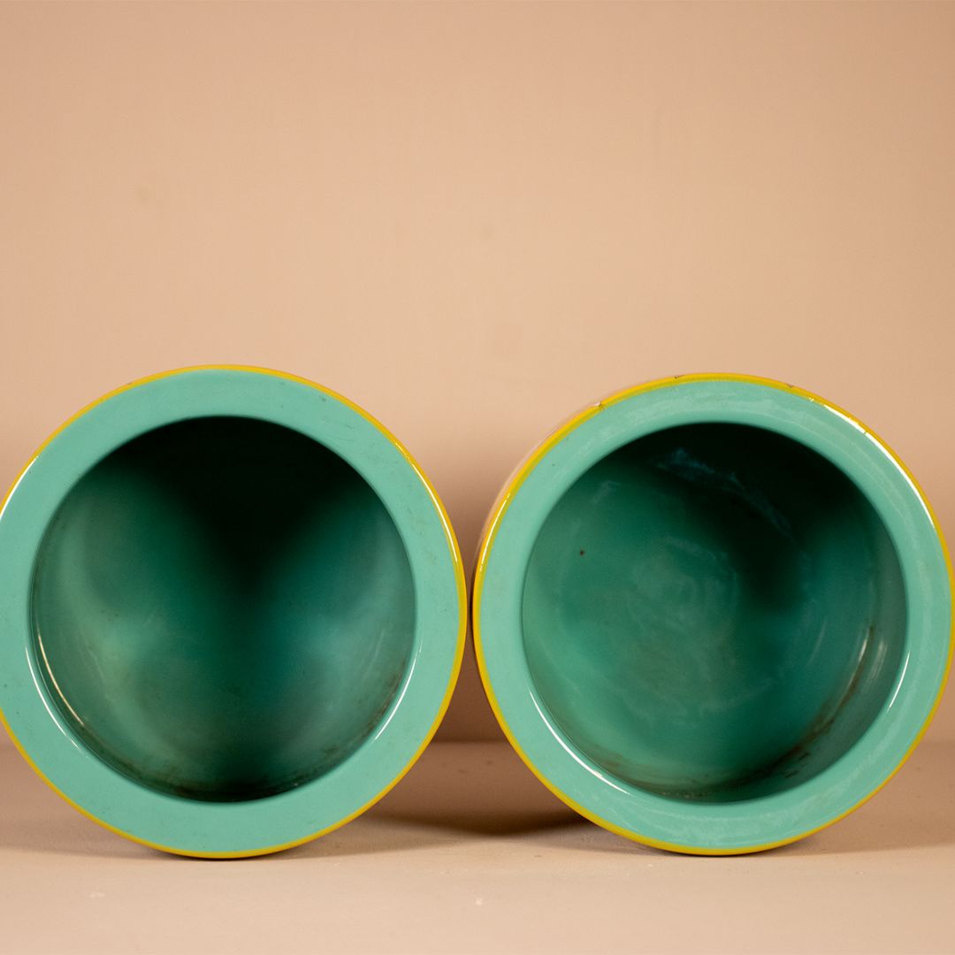 Cache-Pots Dragons Pastel – Paire Unique