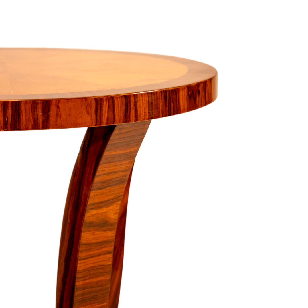 Art Deco Bijzettafel Rond - Coltrane