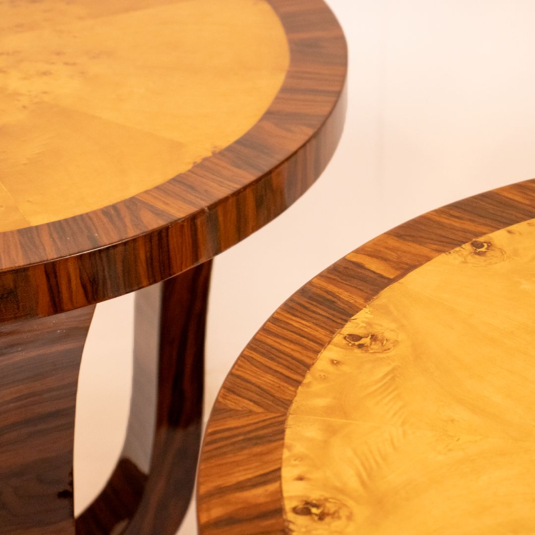 Art Deco Side Table Round - Coltrane