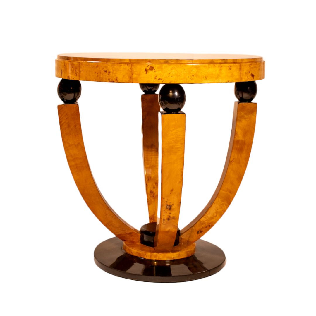 Art Deco Console Table Armstrong | Burr walnut | Handmade