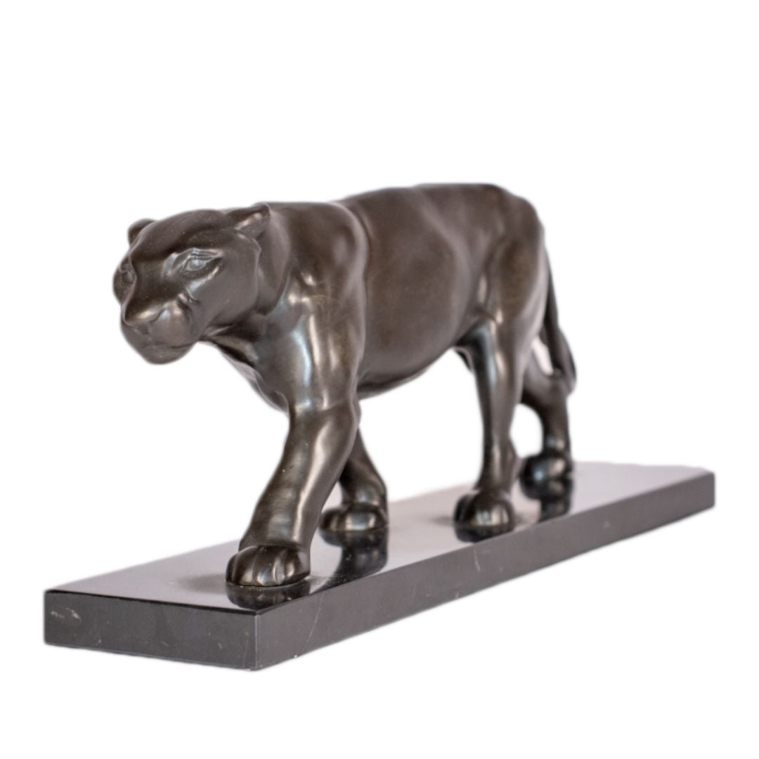 Bronze Panther Art Deco Style