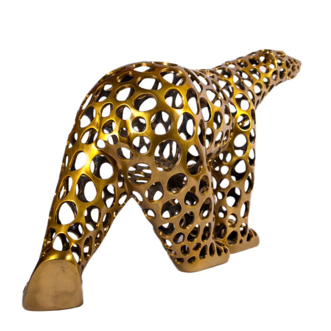 Golden Polar Bear inspired by François Pompon