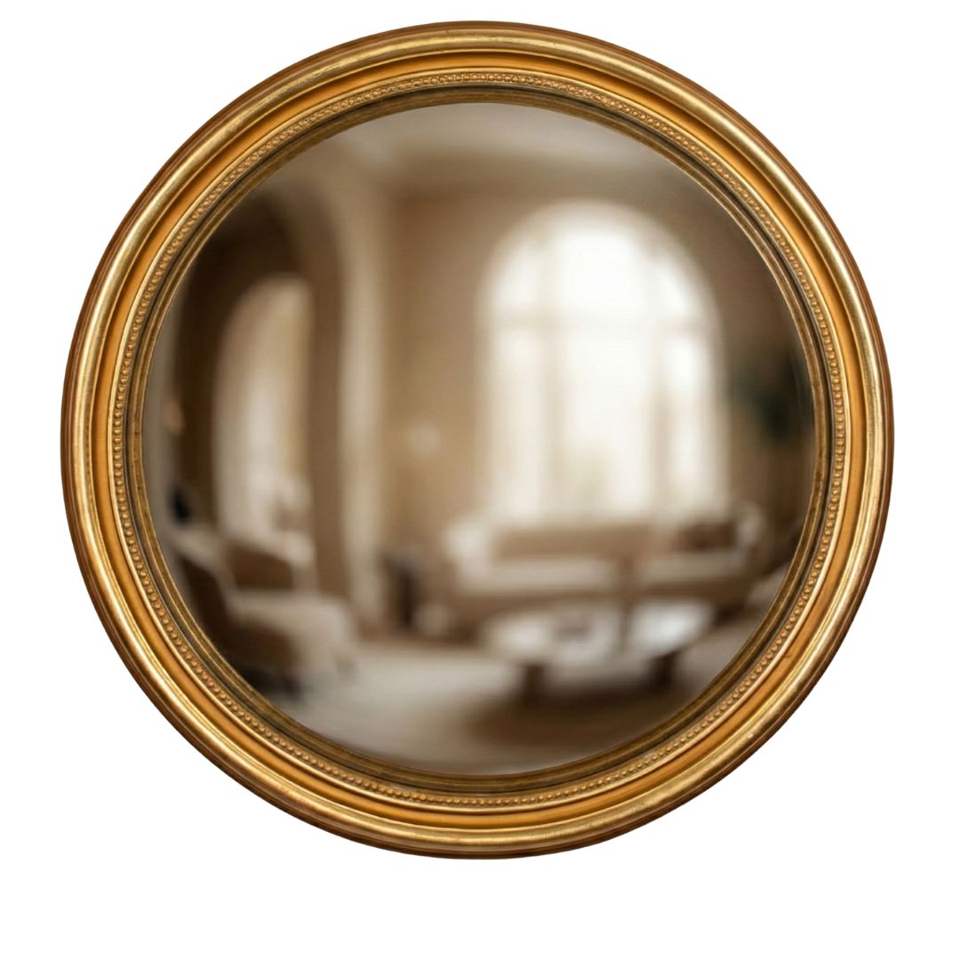 Gouden Butler Spiegel Rond - Cécile - 100 cm