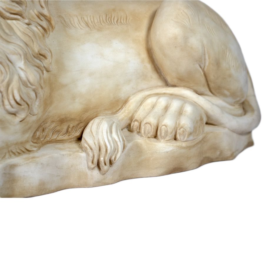 Marble Lion with Shield