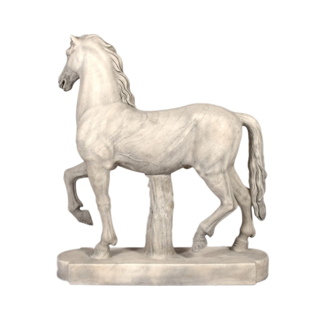 Étalon Romain – Statue en marbre inspirée des Musées du Vatican