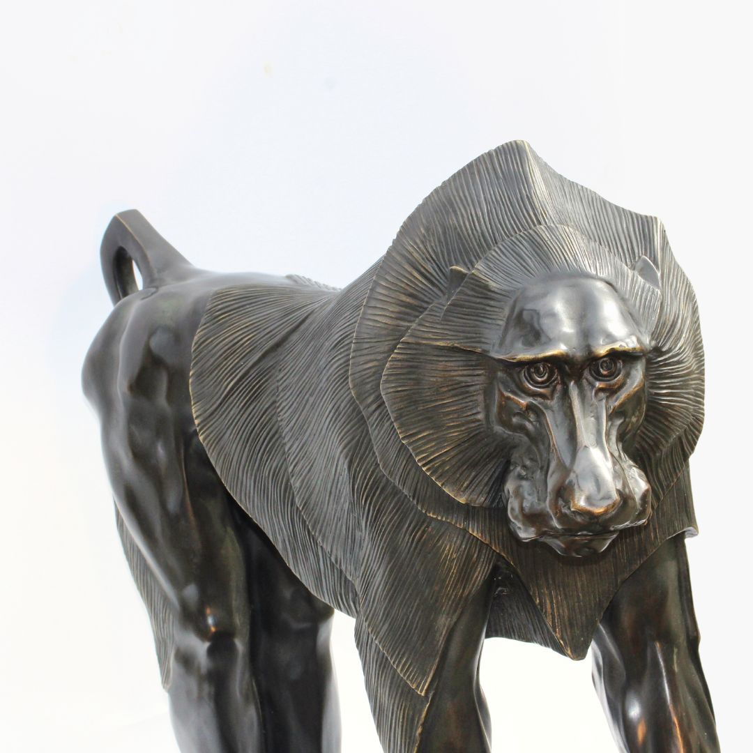 Bronze Baboon after Rembrandt Bugatti