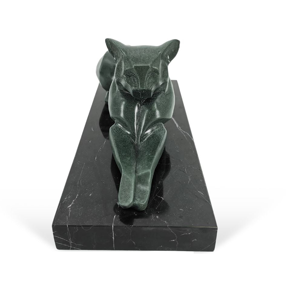 Bronzen Liggende Kat