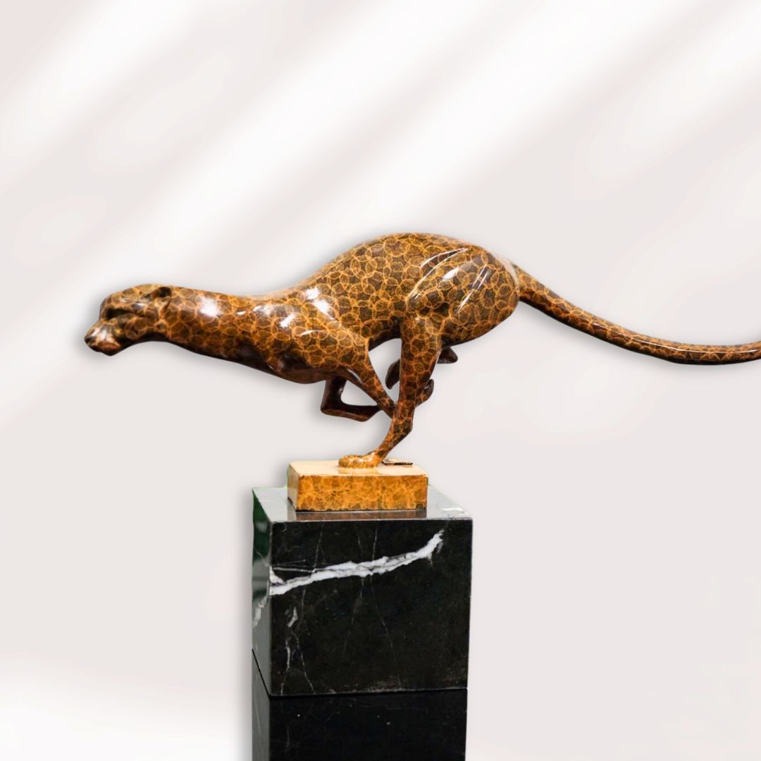 Bronze Cheetah on the Hunt