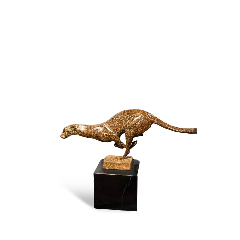 Bronze Cheetah on the Hunt