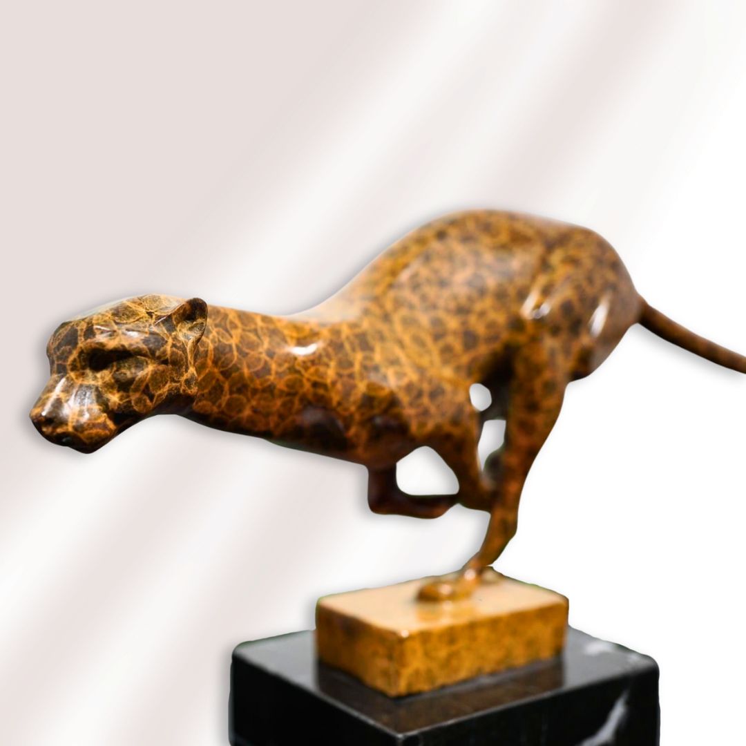 Bronze Cheetah on the Hunt