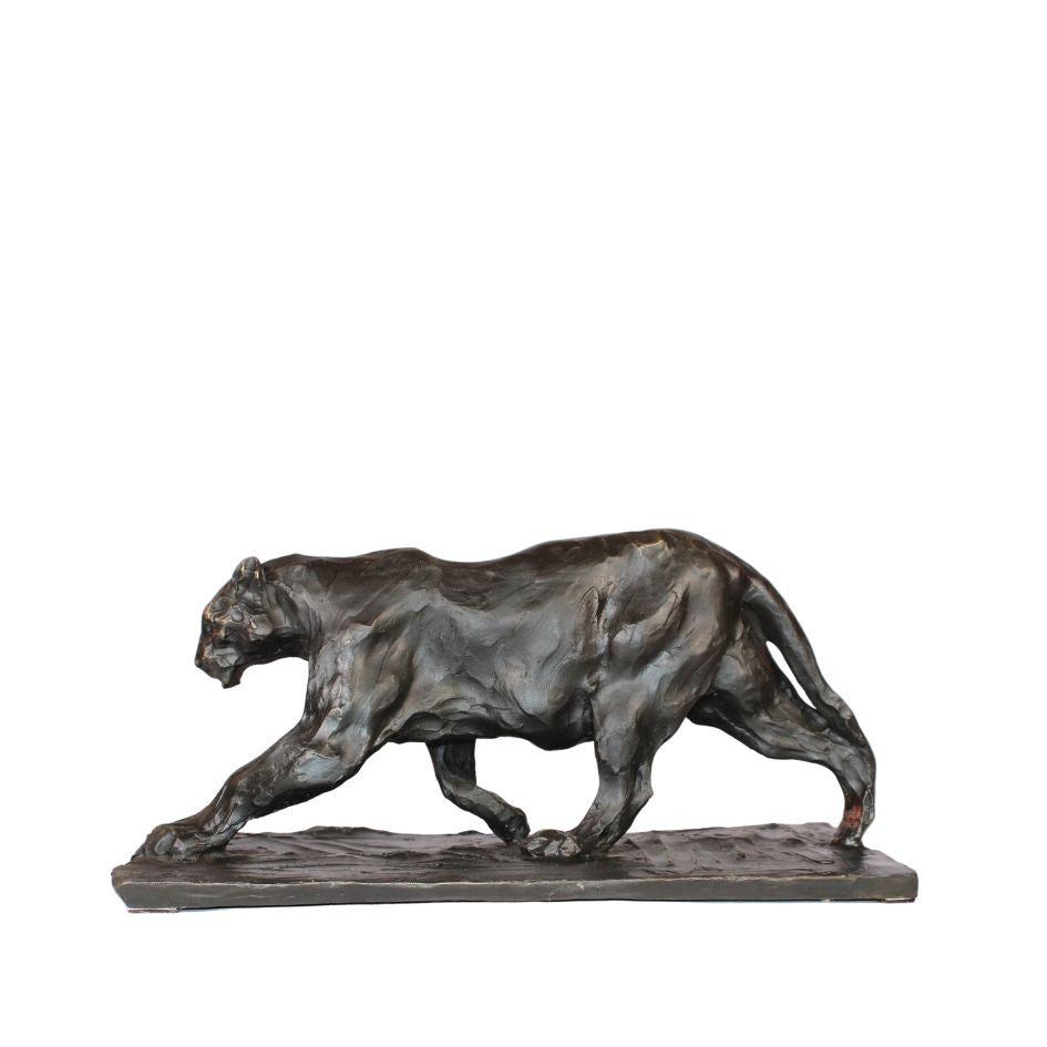 Bronzen Jagende Zwarte Panter